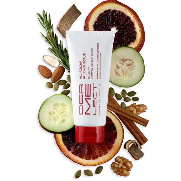 Dermelect All Aglow All Over Scrub multitasking antioxidant exfoliator face/body - Picture 4 of 8